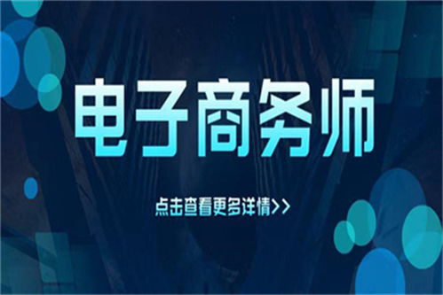 专业电子商务师多少钱